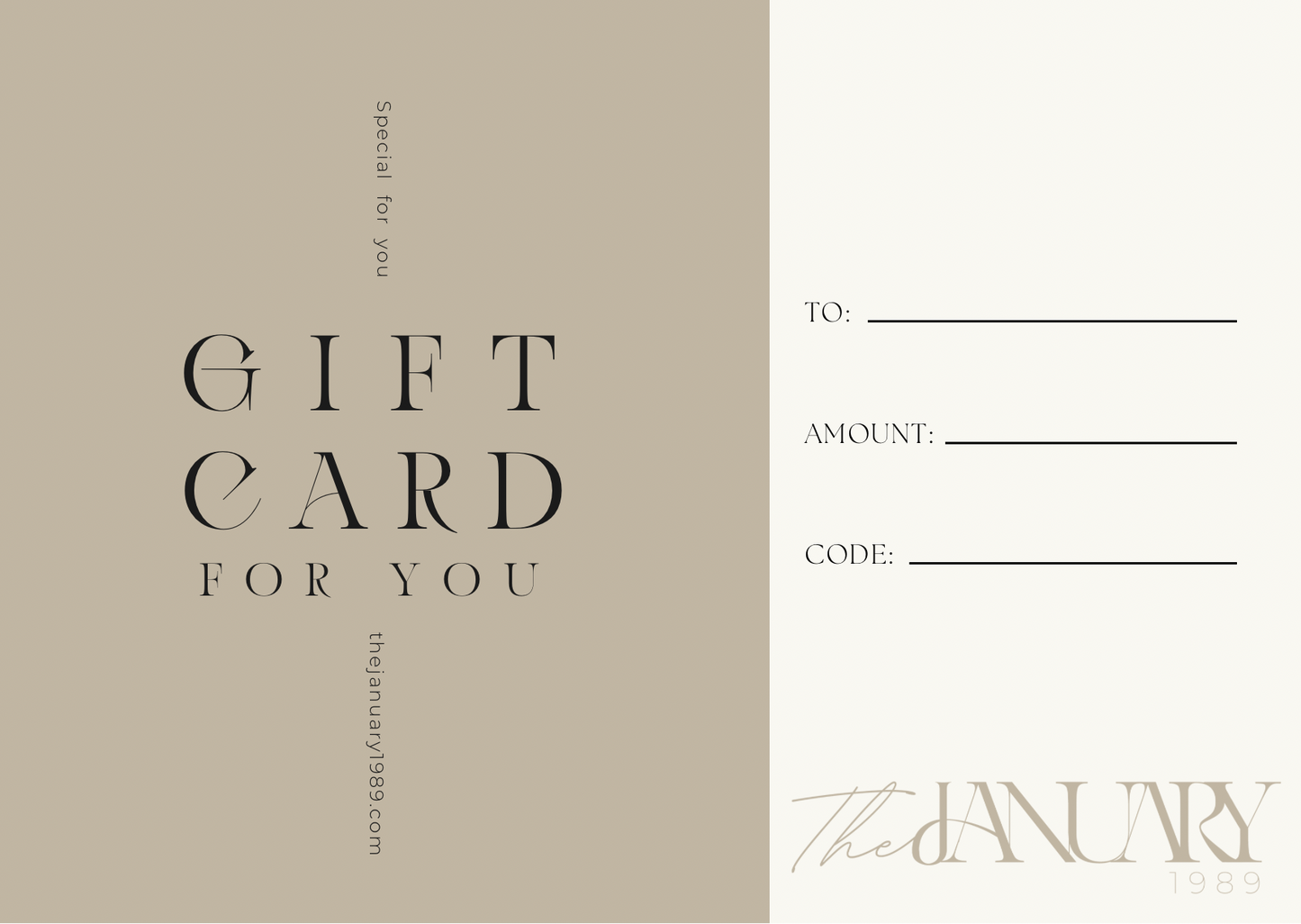 GIFT CARD